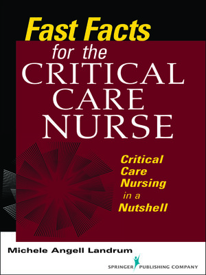 cover image of Fast Facts for the Critical Care Nurse